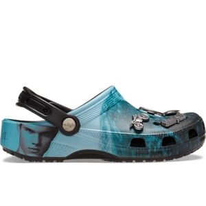 Blue and Black Twilight Crocs Classic Clogs